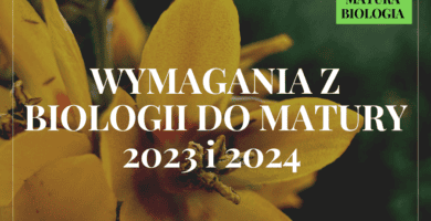wymagania maturalne z biologii 2023 i 2024