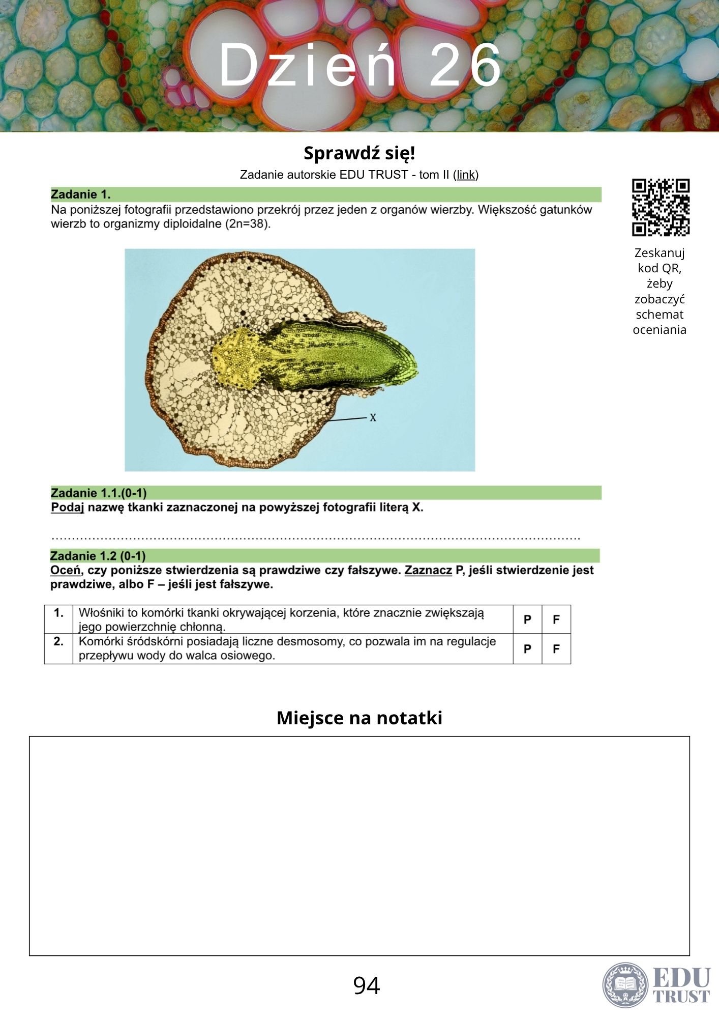 PLANER maturalny z biologii 2027 - obrazek 3