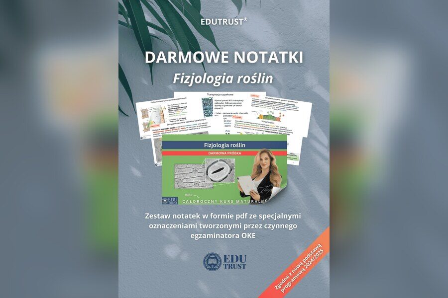 DARMOWE notatki z biologii - fizjologia roślin.