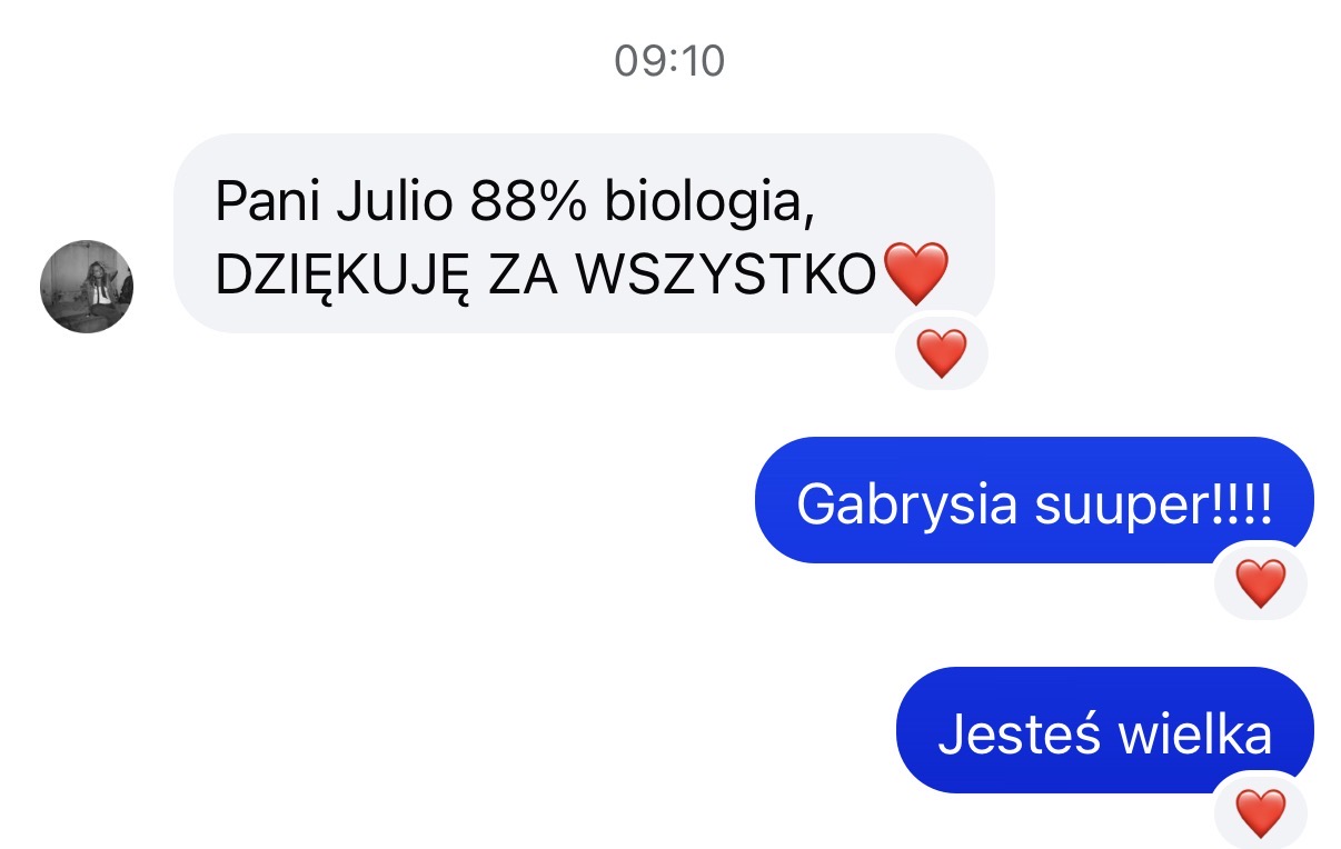 Opinia uczennicy o planerze maturalnym z biologii
